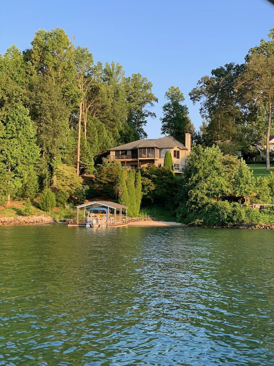 Lake Keowee home of Curt Evatt